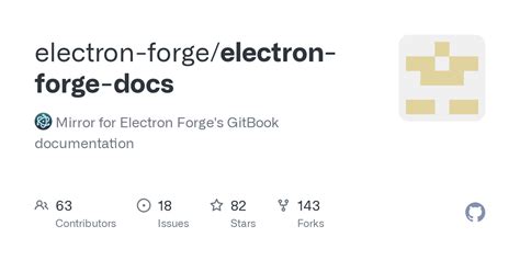electron forge|GitHub .